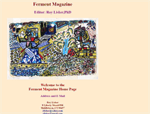 Tablet Screenshot of fermentmagazine.org
